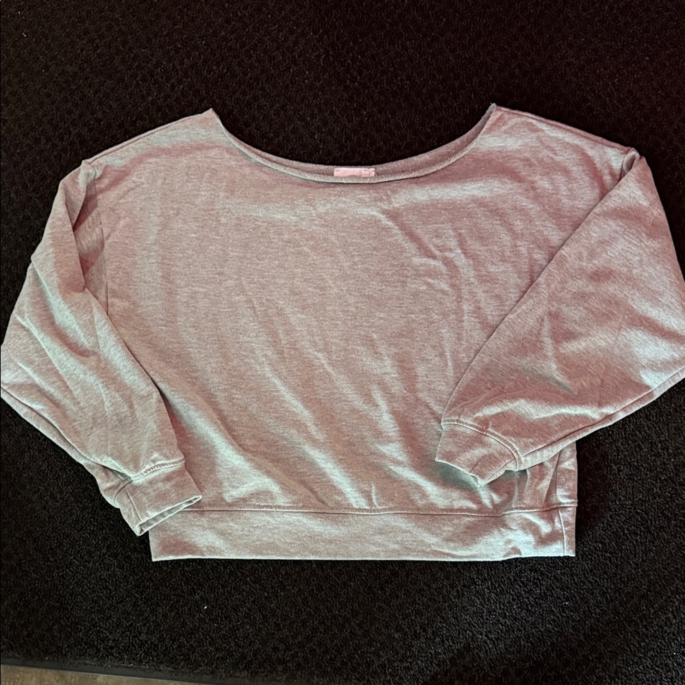 Urban Outfitters Gray Textured Top